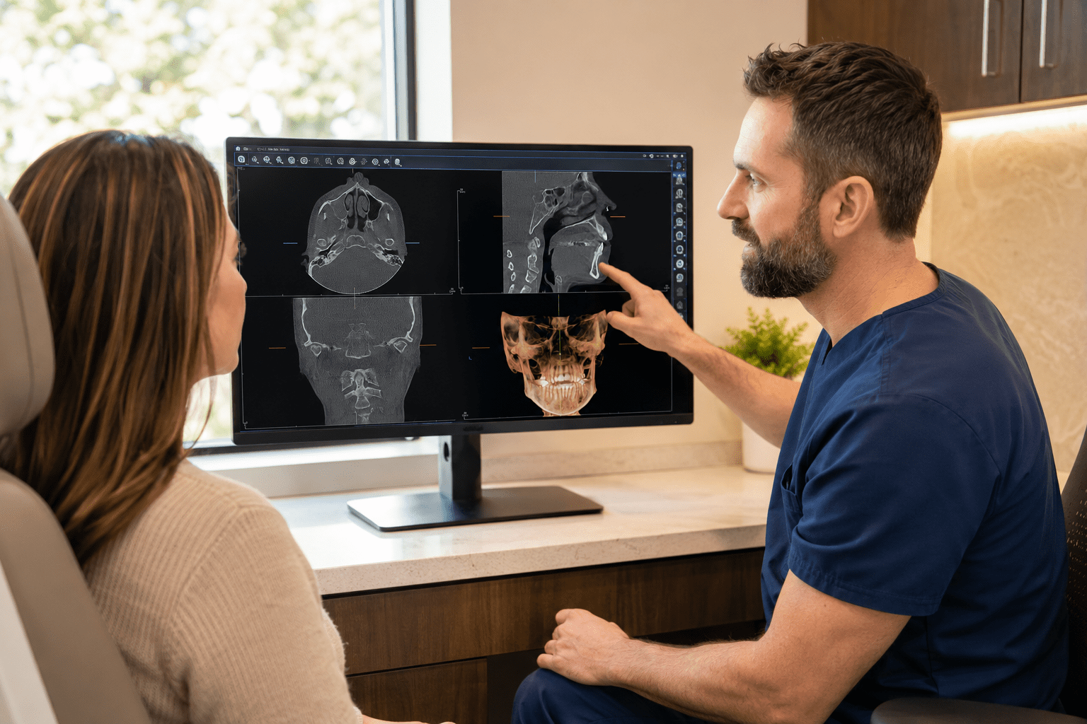 TMJ jaw pain evaluation Rogers AR clinical exam